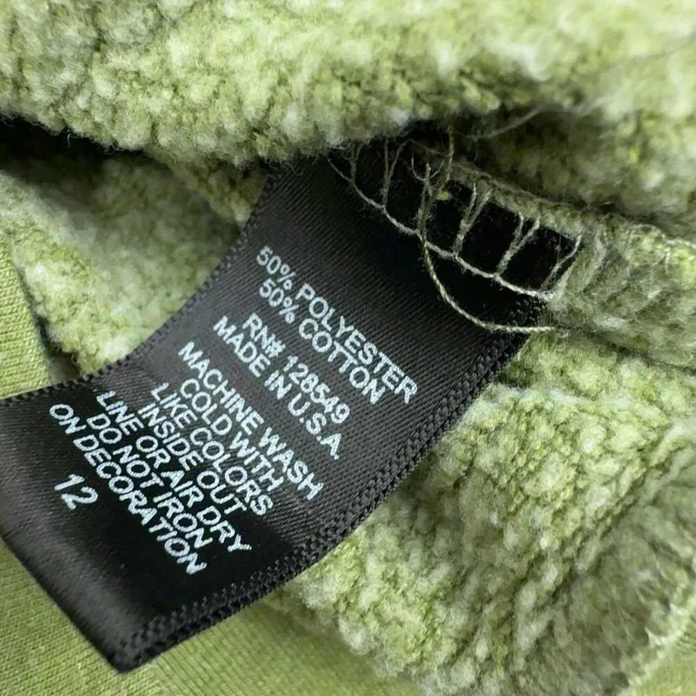 Aviator Nation Sweatsuit Kids 12 Green Camo Cotton Blend Rainbow Zip Up Retro